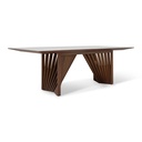 Laguna Slim Dining Table with Glass Top