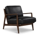 Carmelo Genuine Leather Accent Chair