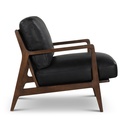 Carmelo Genuine Leather Accent Chair