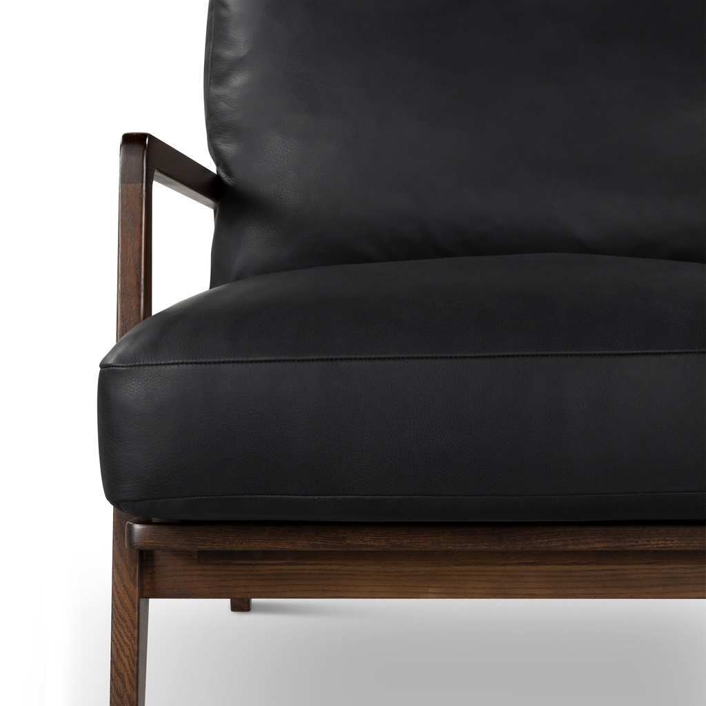 Carmelo Genuine Leather Accent Chair