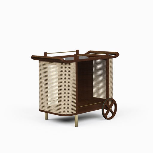 Dinda Cane Bar Cart